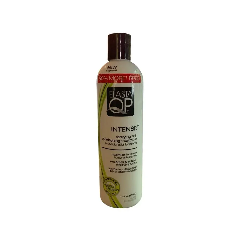 Elasta QP Intense Fortifying Hair Conditioning Treatment 12 Oz Olive Oil